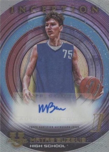 2022-23 Bowman Inception University - Matas Buzelis #BIA-MB