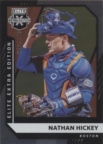 2021 Panini Elite Extra Edition - Nathan Hickey #136