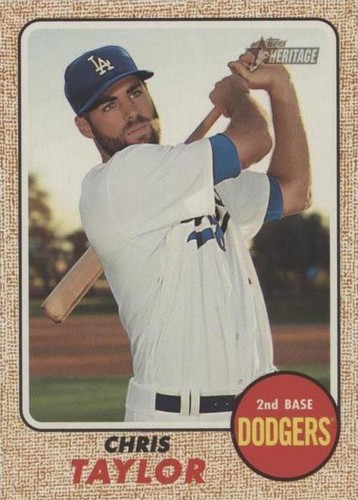 2017 Topps Heritage High Number - Chris Taylor #565