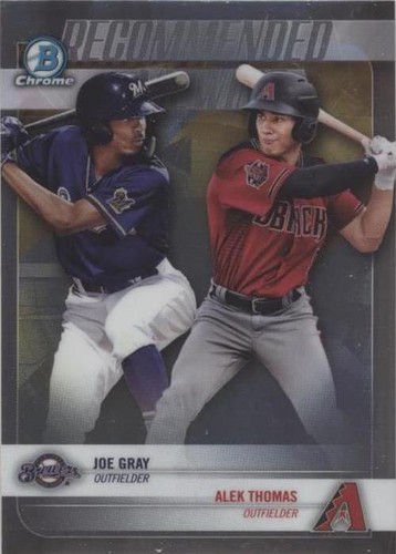 2018 Bowman Draft - Alek Thomas Joe Gray #RV-GT