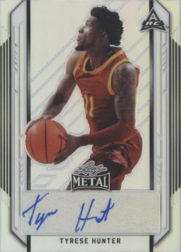 2021-22 Leaf Metal - Tyrese Hunter #BA-TH1
