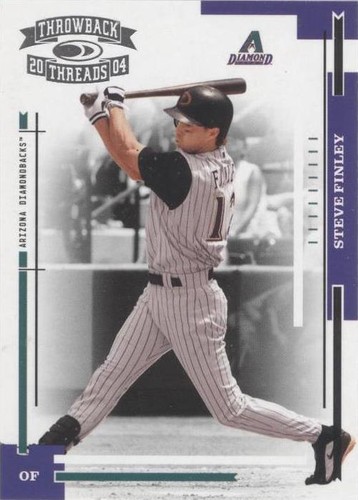 2004 Donruss Throwback Threads - Steve Finley #14