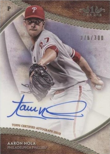 2017 Topps Tier One - Aaron Nola #BOA-ANL