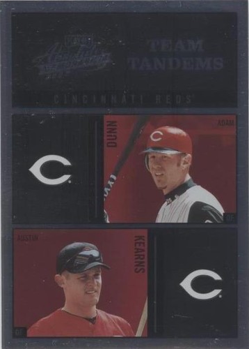 2003 Playoff Absolute Memorabilia - Adam Dunn Austin Kearns #TTA-6
