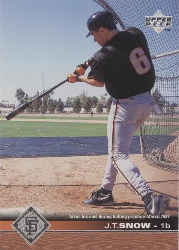 1997 Upper Deck - J.T. Snow #545