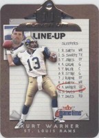 2001 Fleer Game Time Kurt Warner #9 E