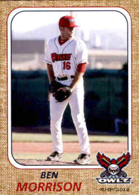 2018 Orem Owlz Grandstand #15 Ben Morrison Bowling Green Kentucky Baseball Card
