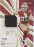 2021 Panini Immaculate Collection Nick Bosa #INM-NB