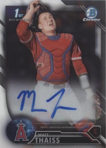2016 Bowman Draft - Matt Thaiss #CDA-MT