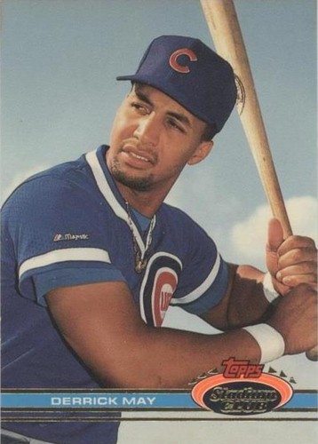 1991 Topps Stadium Club - Derrick May #73