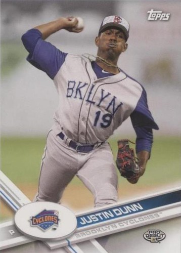 2017 Topps Pro Debut - Justin Dunn #175