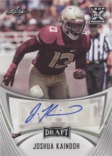 2021 Leaf Draft Joshua Kaindoh #BA-JK1