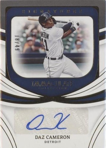 2022 Panini Immaculate Collection - Daz Cameron #IS-DC
