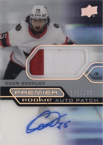 2021-22 Upper Deck Premier - Egor Sokolov #AR-ES