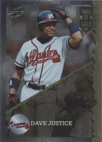 1995 Score #HG5 Dave Justice Hall of Gold | eBay