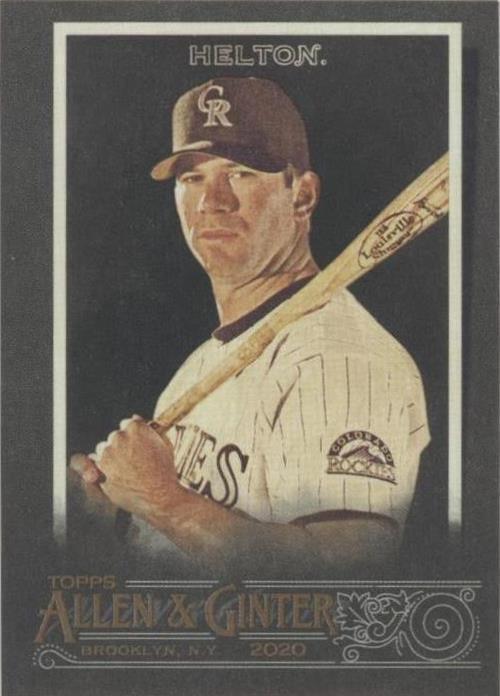 2020 Topps Allen & Ginter's X - Todd Helton #105