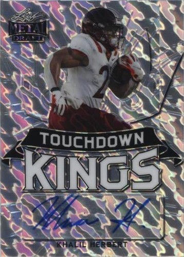 2021 Leaf Metal Draft Khalil Herbert #TK-KH2