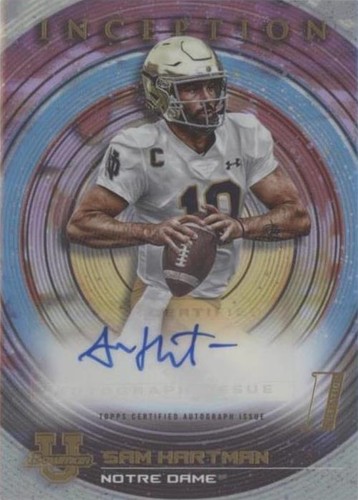 2022-23 Bowman Inception University Sam Hartman #BIA-SH
