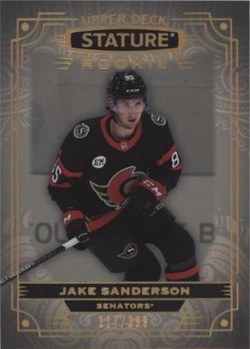 ジェイク サイン 2022 Upper Deck #466 Jake Sanderson PSA 7 | eBay