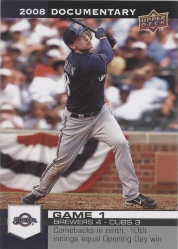 2008 Upper Deck Documentary - Ryan Braun #151