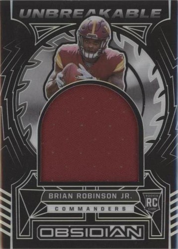 2022 Panini Obsidian Brian Robinson Jr. #UM-BRO