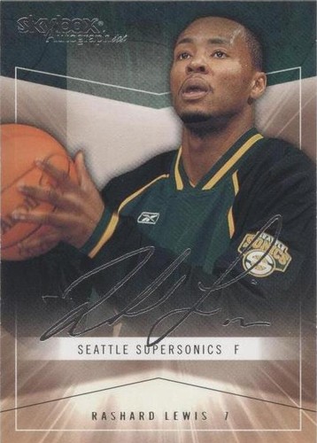 2004-05 Skybox Autographics - Rashard Lewis #30