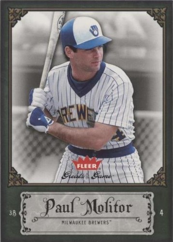 2006 Fleer Greats of the Game - Paul Molitor #69