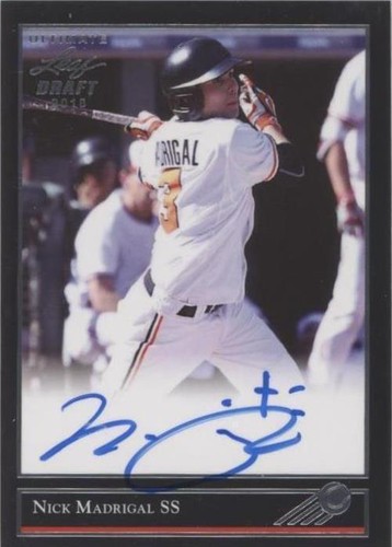 2018 Leaf Ultimate Draft - Nick Madrigal #BG-NM1