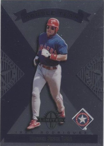 1997 Donruss Limited - Ivan Rodriguez Rusty Greer #44