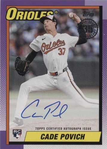 OZWNRT ブーファン　BoophamneMan TheCaudexMan Cade Povich 2021 Bowman Draft Rookie 1st Card RC #BD-104