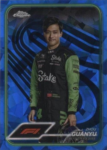 2024 Topps Chrome Sapphire Edition Formula 1 - Zhou Guanyu #14