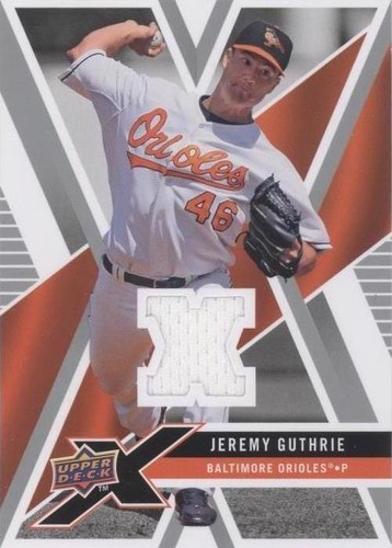 2008 Upper Deck X - Jeremy Guthrie #UDXM-JG
