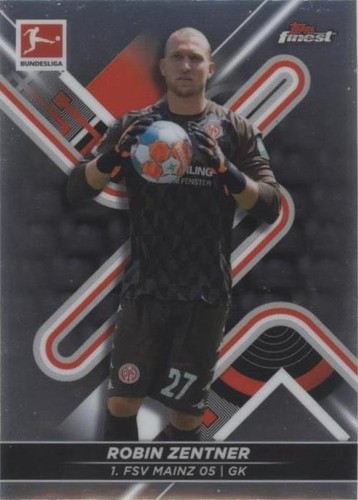 2021-22 Topps Finest Bundesliga Robin Zentner #110