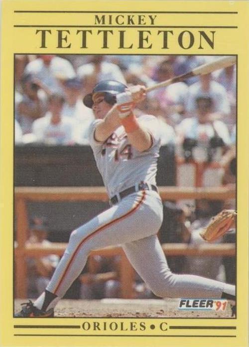 Fleer 1991 - Mickey Tettleton #494