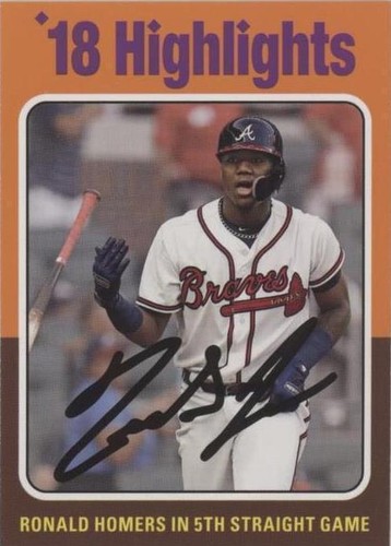 2022 Topps Archives - #5 Ronald Acuna Jr. | eBay