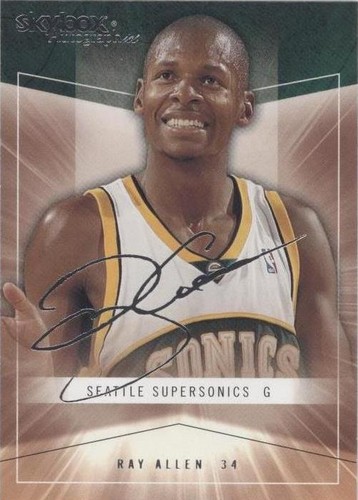 2004-05 Skybox Autographics - Ray Allen #49