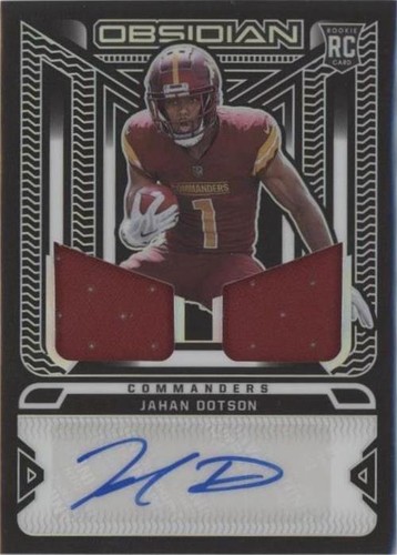 2022 Panini Obsidian Jahan Dotson #RJI-JDO