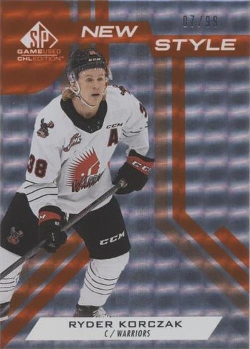 2021-22 Upper Deck SP Game Used CHL Edition - Ryder Korczak #NS-RK
