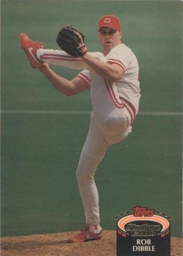 ロビン・フッド　ホイル Rob Dibble 1992 Stadium Club #584 Cincinnati Reds Mint to