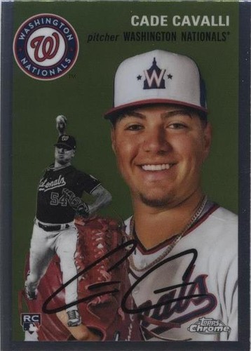 2023 Topps Chrome Platinum Anniversary - Cade Cavalli #84