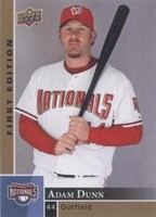 2009 Upper Deck First Edition - Adam Dunn #382