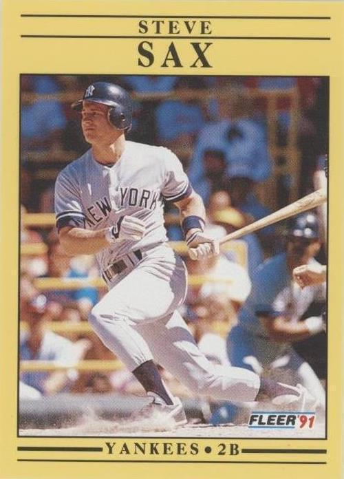 Fleer 1991 - Steve Sax #679