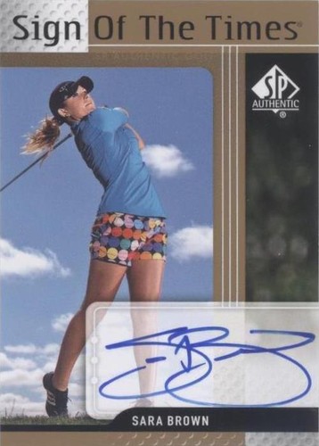 2012 SP Authentic - Sara Brown #ST-SB