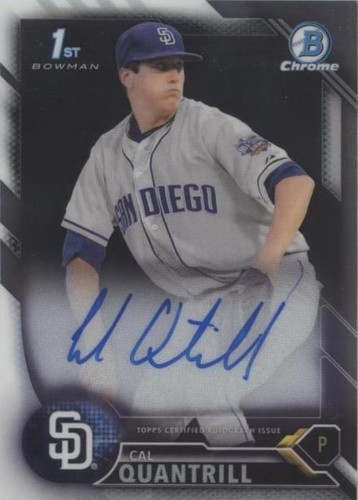 2016 Bowman Draft - Cal Quantrill #CDA-CQ
