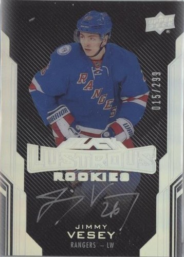 2016-17 UD Black - Jimmy Vesey #62
