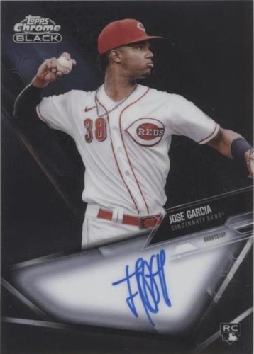 2021 Topps Chrome Black - Jose Garcia #CBA-JGA