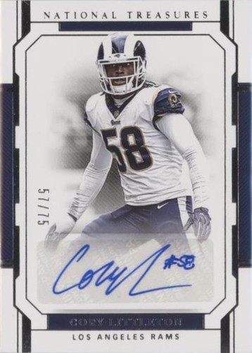 2018 Panini National Treasures Cory Littleton #104