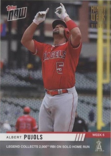2019 Topps Now - Albert Pujols #MOW-6W