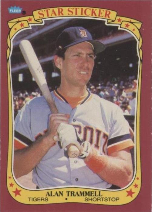 Pegatinas Fleer Star 1986 - Alan Trammell #121