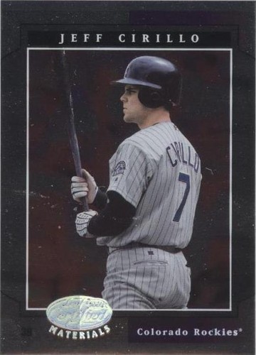 2001 Leaf Certified Materials - Jeff Cirillo #102